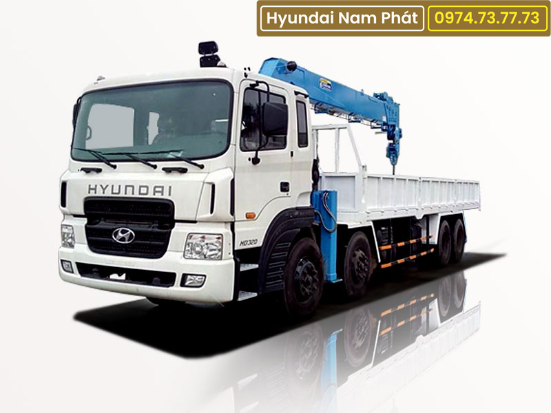 Xe Tải Hyundai HD320 Gắn Cẩu Dongyang 10 Tấn SS2725LB